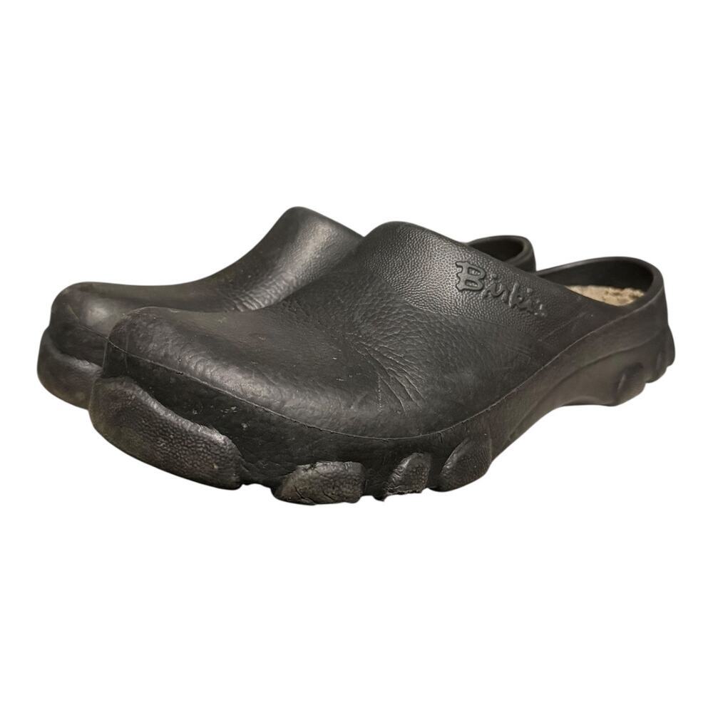 Birkenstock Birki’s Shoes Women’s Size 9 Black Waterproof Clogs Comfort Mules